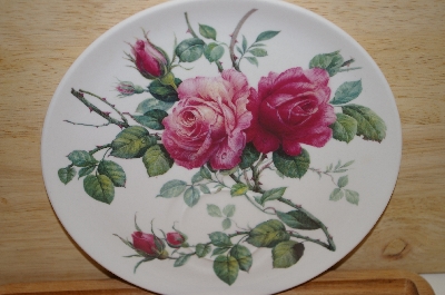 +MBA #13-168  English Rose Sandwich Plate & Cup