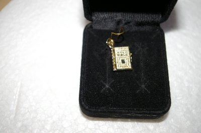 +MBA #17-162  14K Holy Bible Pendant