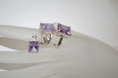 +MBA #18-463  3 Piece Lavender CZ Set