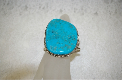 +MBA #JTQB    "Jumbo" Blue Turquoise Cuff Bracelet