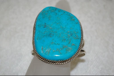 +MBA #JTQB    "Jumbo" Blue Turquoise Cuff Bracelet