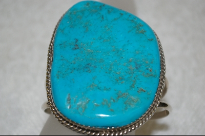 +MBA #JTQB    "Jumbo" Blue Turquoise Cuff Bracelet