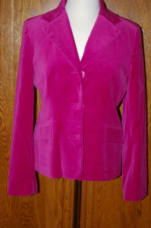 +MBA #24-323  "Chadwicks Dark Pink Velvet Blazer
