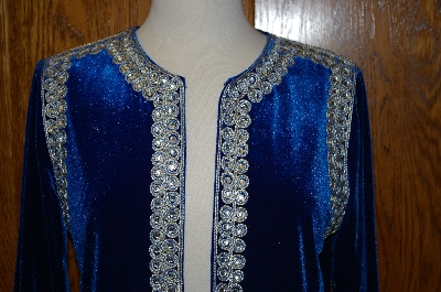 +MBA #23-453  "Victor Costa Embellished Velvet Dinner Jacket