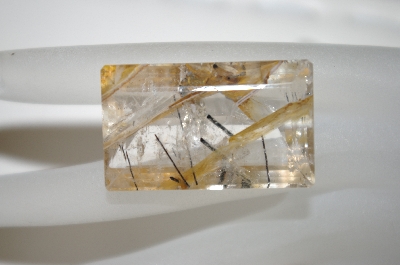 +MBA #23-118   "Fancy Emerald Cut Quartz Gemstone