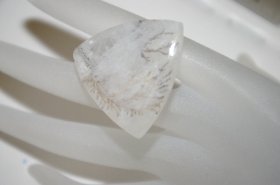 +MBA #23-157   "Trillion Cut Dendritic Quartz Gemstone