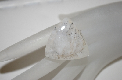 +MBA #23-157   "Trillion Cut Dendritic Quartz Gemstone