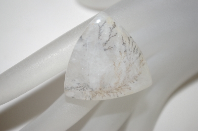 +MBA #23-157   "Trillion Cut Dendritic Quartz Gemstone