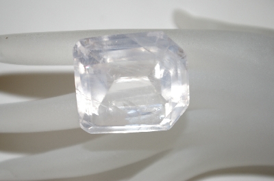 +MBA #23-160   "Large Fancy Cut Quartz Gemstone