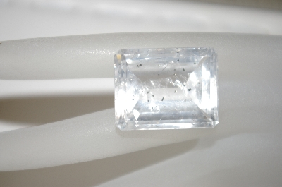 +MBA #23-138   "Emerald Cut & Faceted Clear Quartz Stone