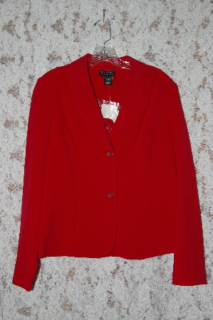 +MBA #36-038  "Red Dialogue Two Button Elegant Blazer