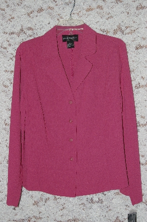 +MBA #49-007  "Requirements "TeaRose" Pink Button Front Top