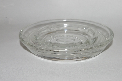 +MBA #64-288        "Beautiful Clear Glass "S" Embossed Ashtray
