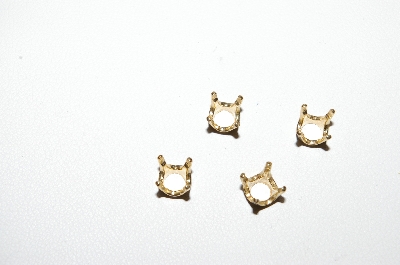 +MBA #85-206   "4 Total  14K Yellow Gold  4 Prong Heads 