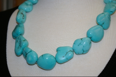 +  29" Blue Turquoise Necklace