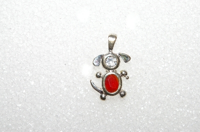 MBA #S51-643   "1980's Sterling July Dog Pendant"