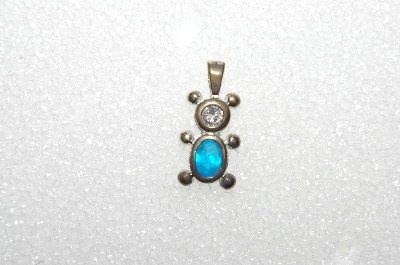 MBA #S51-665   "1980's Sterling March Bear Pendant"
