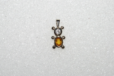 MBA #S59-145    "1980's Sterling November Bear Pendant"