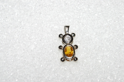 MBA #S59-145    "1980's Sterling November Bear Pendant"