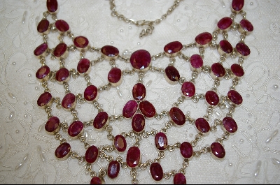 +MBA #RRN    73 Stone Russian Ruby Necklace