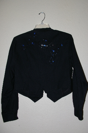 +MBAHB  #19-053  "Circle By Marilyn Lenox Fancy Beaded  One Of A Kind Western Shirt"