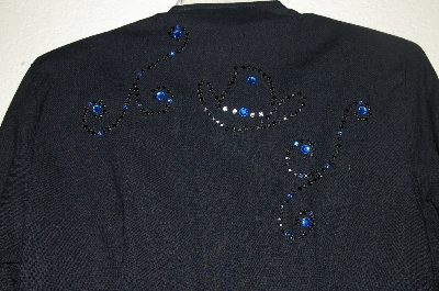 +MBAHB  #19-053  "Circle By Marilyn Lenox Fancy Beaded  One Of A Kind Western Shirt"