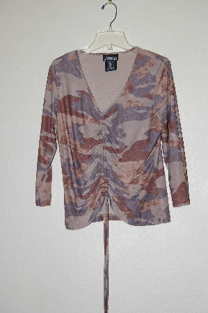 +MBADG #13-167  "No Boundaries  Camo Stretch Bottom Tie Shirt"