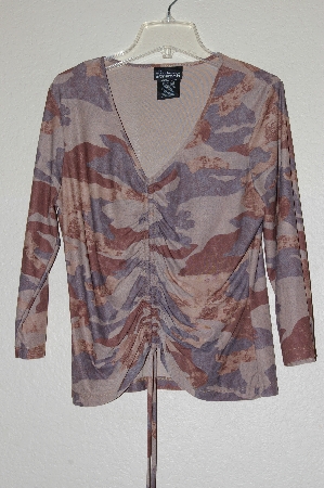 +MBADG #13-167  "No Boundaries  Camo Stretch Bottom Tie Shirt"