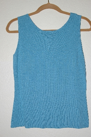 +MBADG #5-061  "Gardy Blue Jeweled Neck Tank"