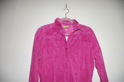 +MBADG #9-131  "Suede Essentials Pink Suede Shirt"