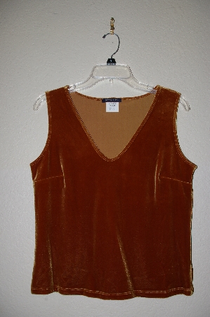 +MBADG #9-160  "Boston Proper Light Brown Velvet Tank"