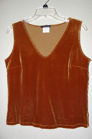 +MBADG #9-160  "Boston Proper Light Brown Velvet Tank"