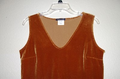 +MBADG #9-160  "Boston Proper Light Brown Velvet Tank"