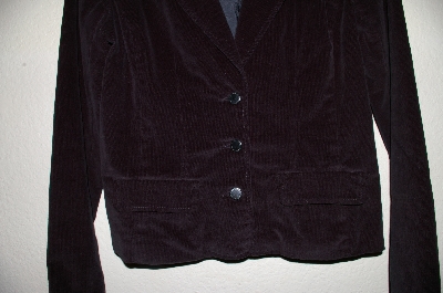+MBADG #9-262  "Calvin Klien Jeans Fancy Black Corduroy Fully Lined Blazer"