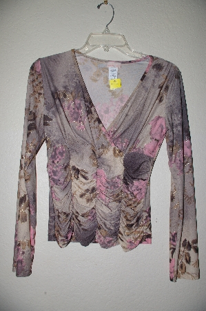 +MBADG #9-256  "Pretty Good Glitter Embelished Stretch Top"