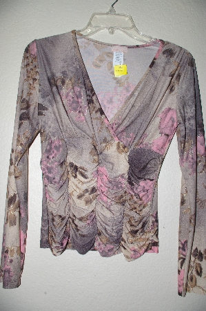 +MBADG #9-256  "Pretty Good Glitter Embelished Stretch Top"