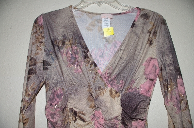 +MBADG #9-256  "Pretty Good Glitter Embelished Stretch Top"
