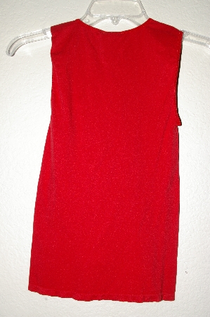 +MBADG #18-069  "Guess Jeans Fancy Red Heart Tank"