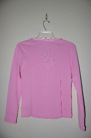 +MBADG #18-186  "Pink One Of A Kind Hand Beaded Top"