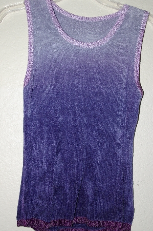 +MBADG #18-254  "Susan Collection Two Tone Purple  Chenille Shell"