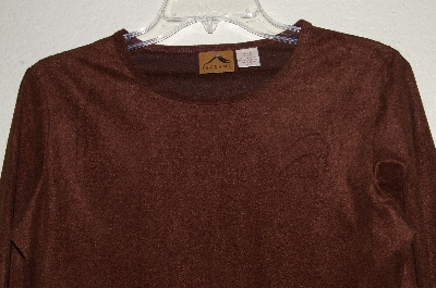 +MBADG #52-379  "Tsunami Brown Stretch Top"