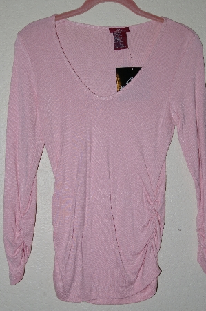 +MBADG #52-283  "Jordache True Pink Ruched Top"