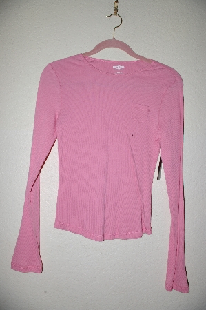 +MBADG #52-270  "Express Pink Stretch 1 Pocket Long Sleve Shirt"
