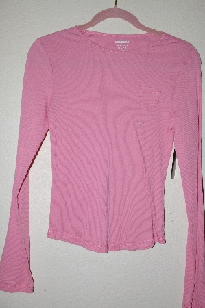 +MBADG #52-270  "Express Pink Stretch 1 Pocket Long Sleve Shirt"