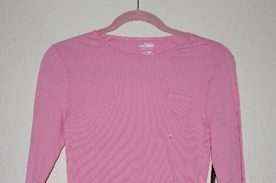 +MBADG #52-270  "Express Pink Stretch 1 Pocket Long Sleve Shirt"