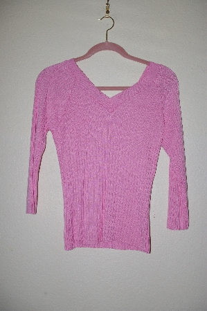 +MBADG #52-078  "Chadwicks Pink Stretch Knit Sweater"