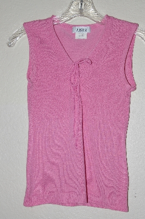 +MBADG #52-482  "A. Byer Fancy Pink Knit Tank"
