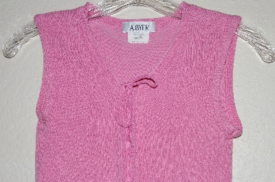 +MBADG #52-482  "A. Byer Fancy Pink Knit Tank"