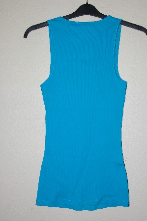 +MBADG #31-025  "Express Fancy Blue Sequined Tank"