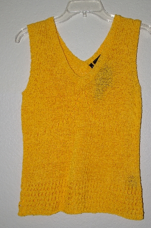 +MBADG #31-316  "Etoile Fancy Orange Crochet Tank"